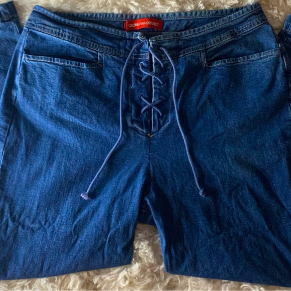 Gloria Vanderbilt Jeans Y2k Tie Up Jeans Poshmark